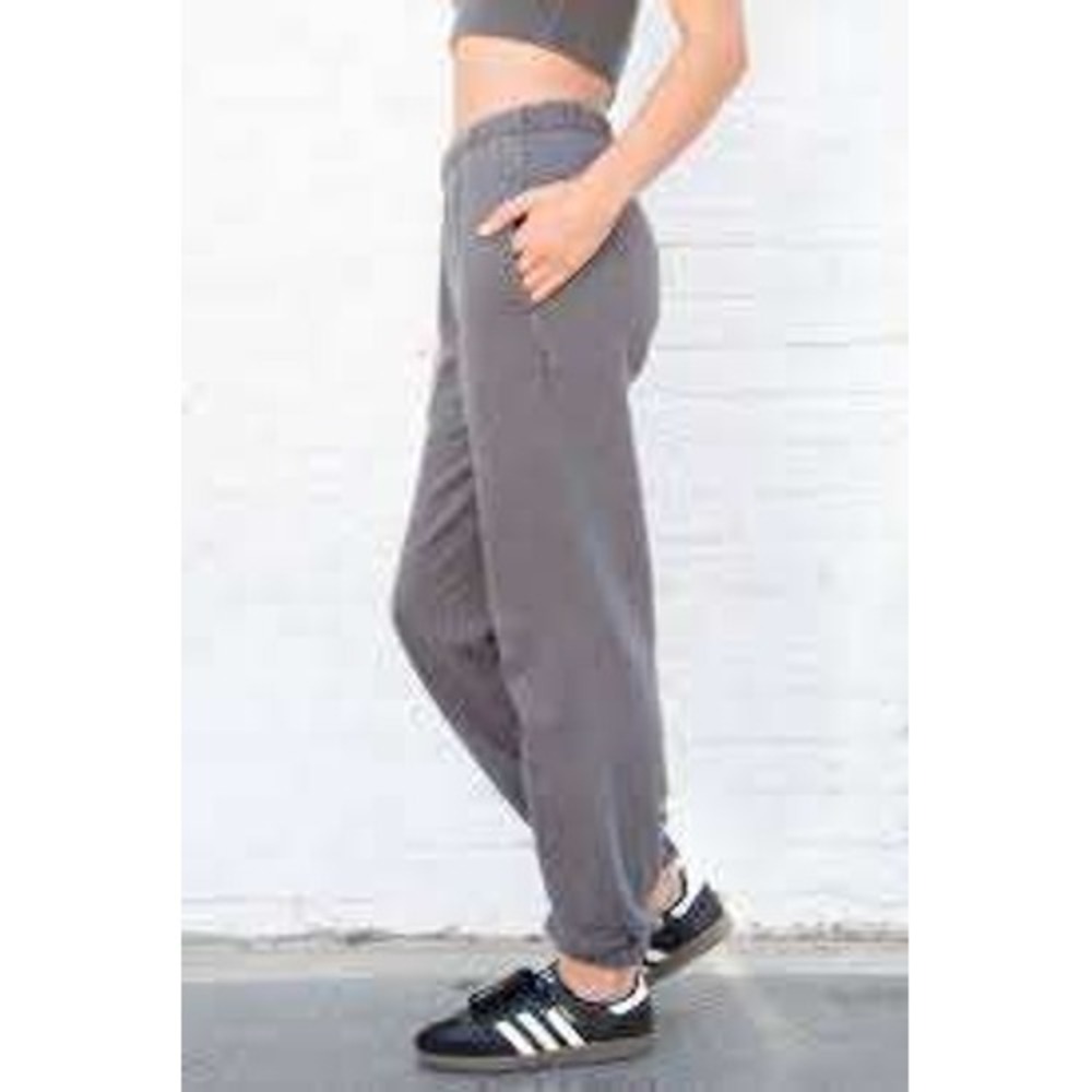 Brandy Melville Rosa Y2K Lounge Athleisure Clean Girl Blue Gray Sweatpants